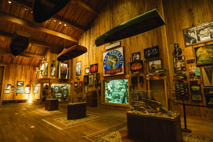 National Bass Fishing Hall of Fame Exhibit at Wonders of Wildlife