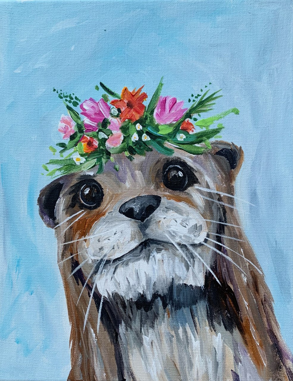 Otter Painting