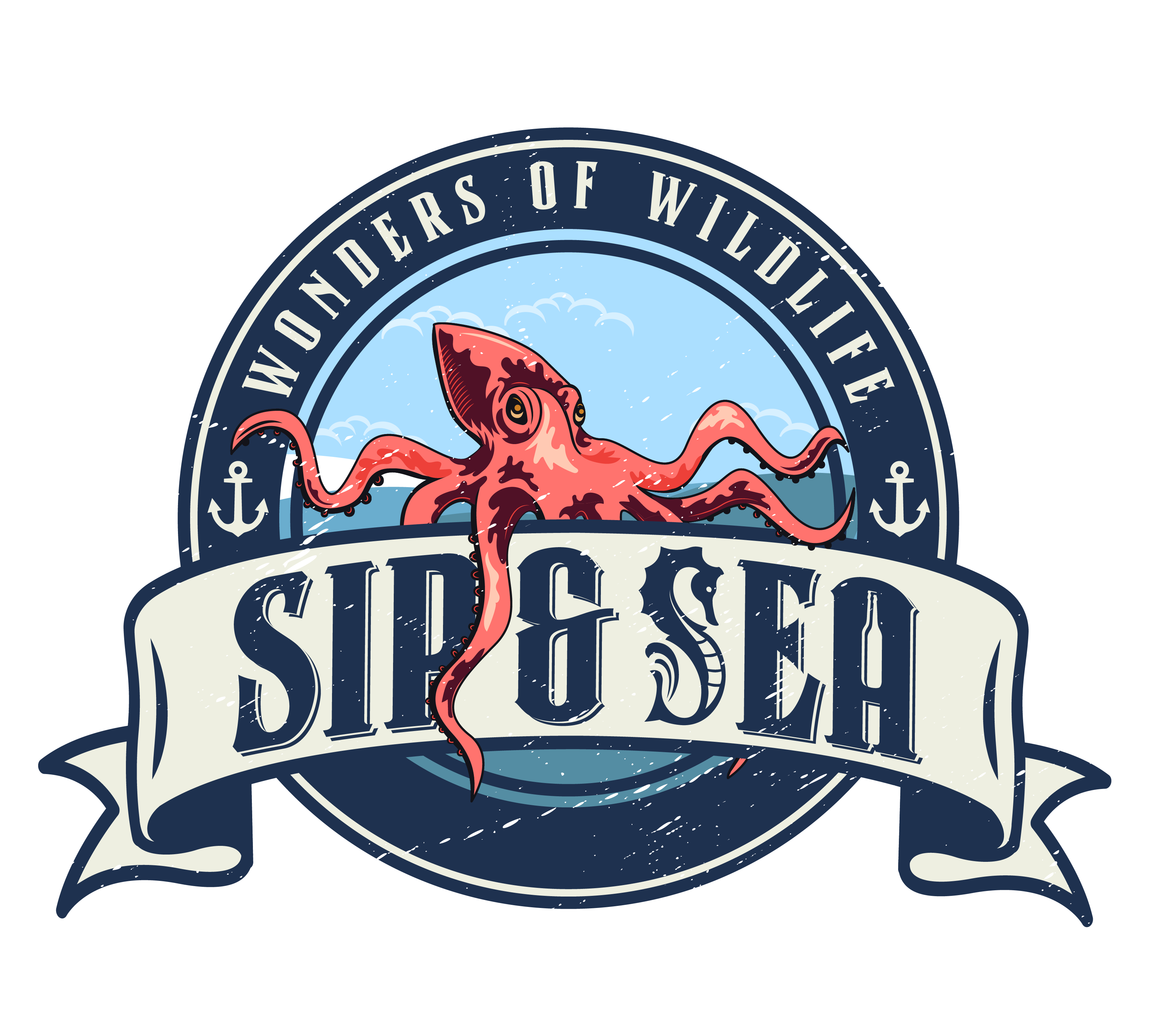 Sip & Sea Logo