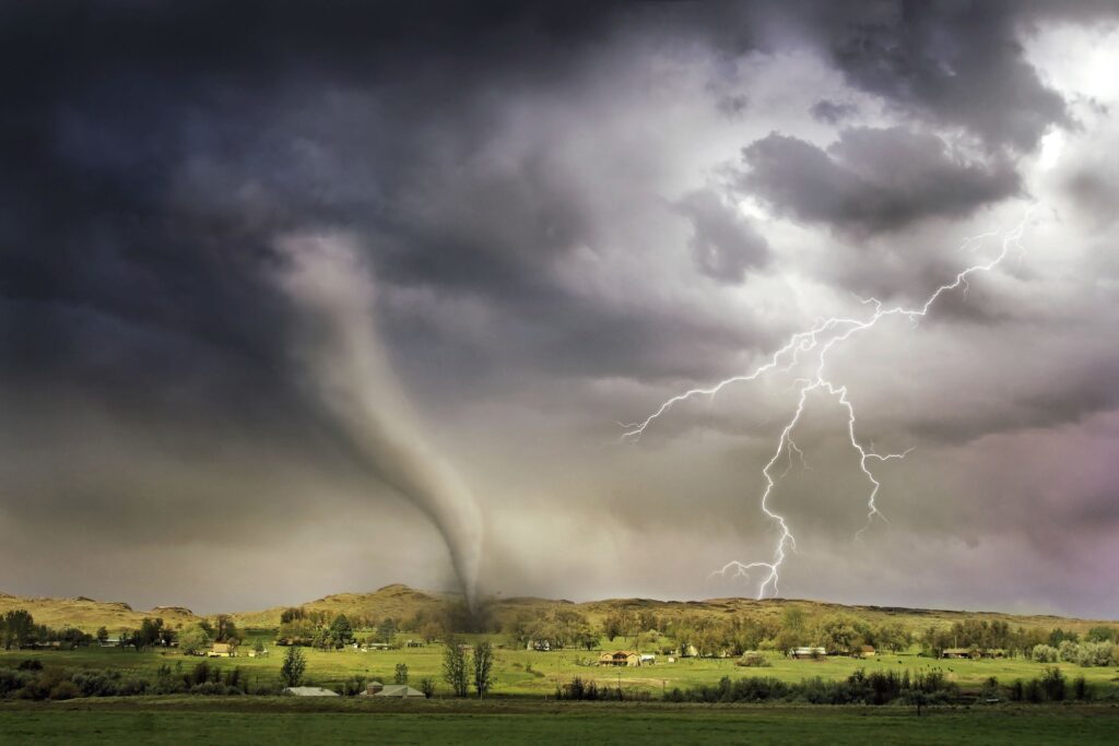 tornado & lightening