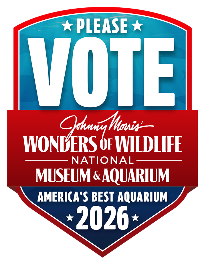 Please Vote Johnny Morris Wonders of Wildlife National Museum & Aquarium America's Best Aquarium 2026